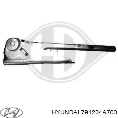 791204A700 Hyundai/Kia Шарнир капота правый