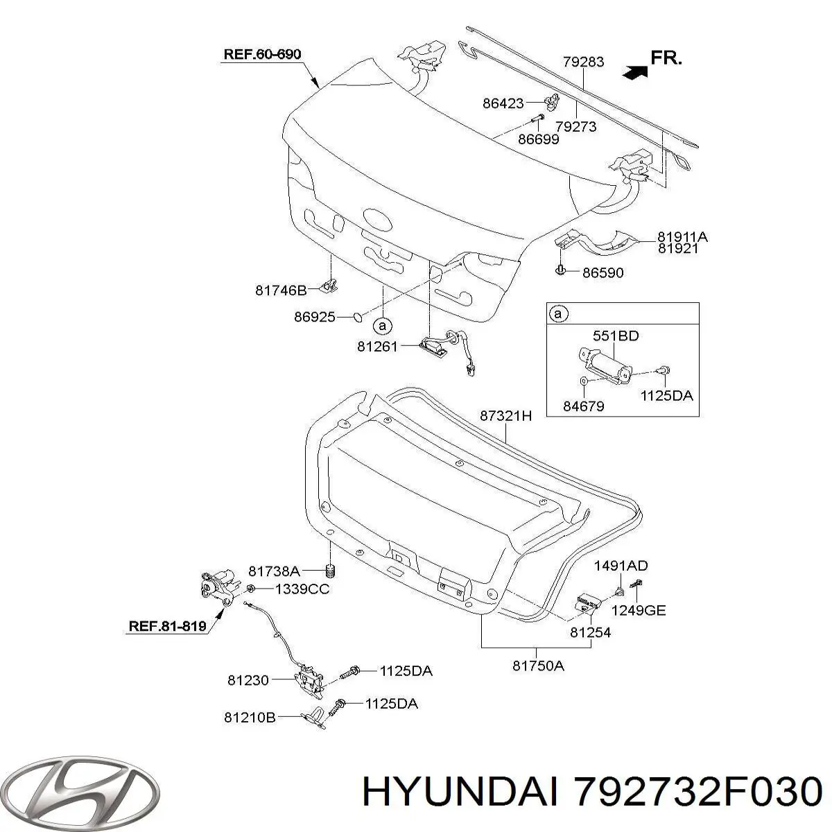  Hyundai/Kia 792732F030 цена, от 11.29 USD