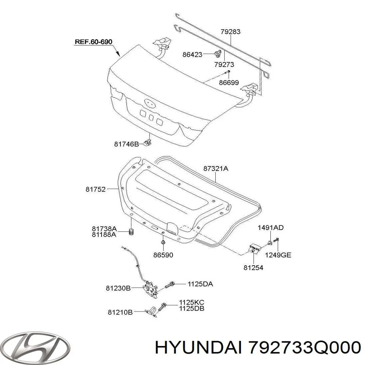  792733Q000 Hyundai/Kia