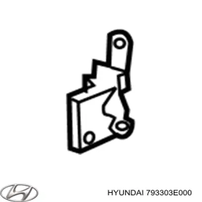 793303E000 Hyundai/Kia Петля задней левой двери