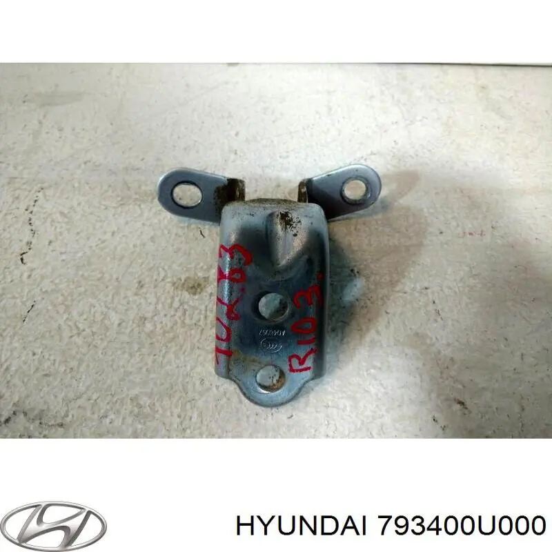Gozno da porta traseira direita para Hyundai SOLARIS (SBR11)