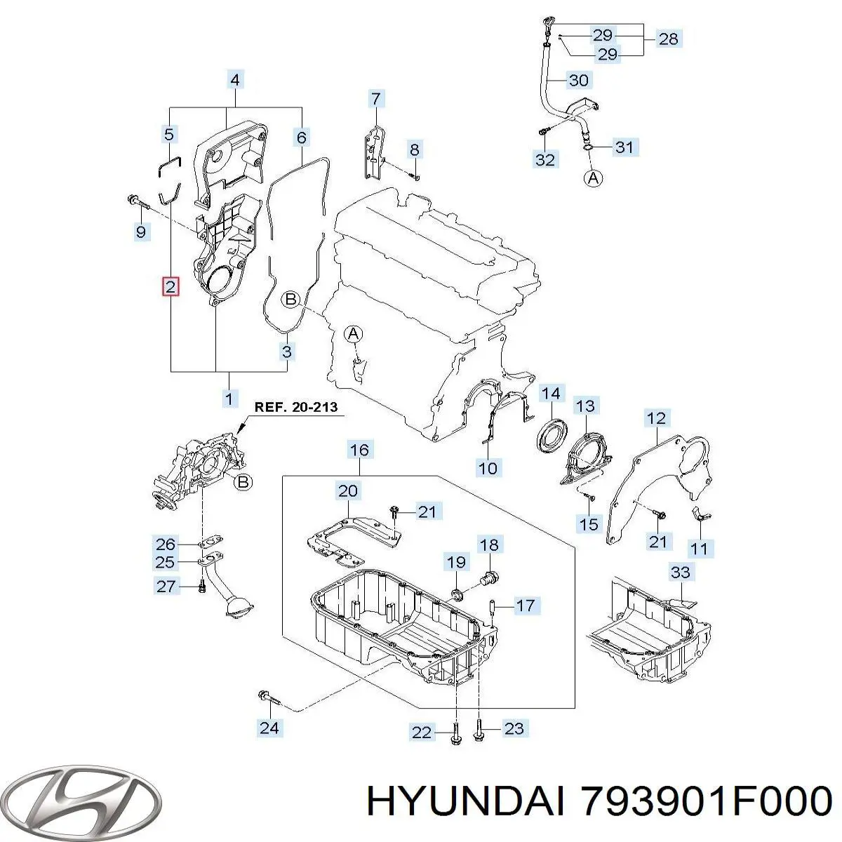 Купить 793901F000 Hyundai/Kia Ограничитель открывания двери передний правый