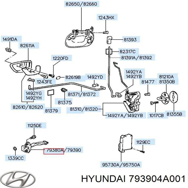  793904A001 Hyundai/Kia