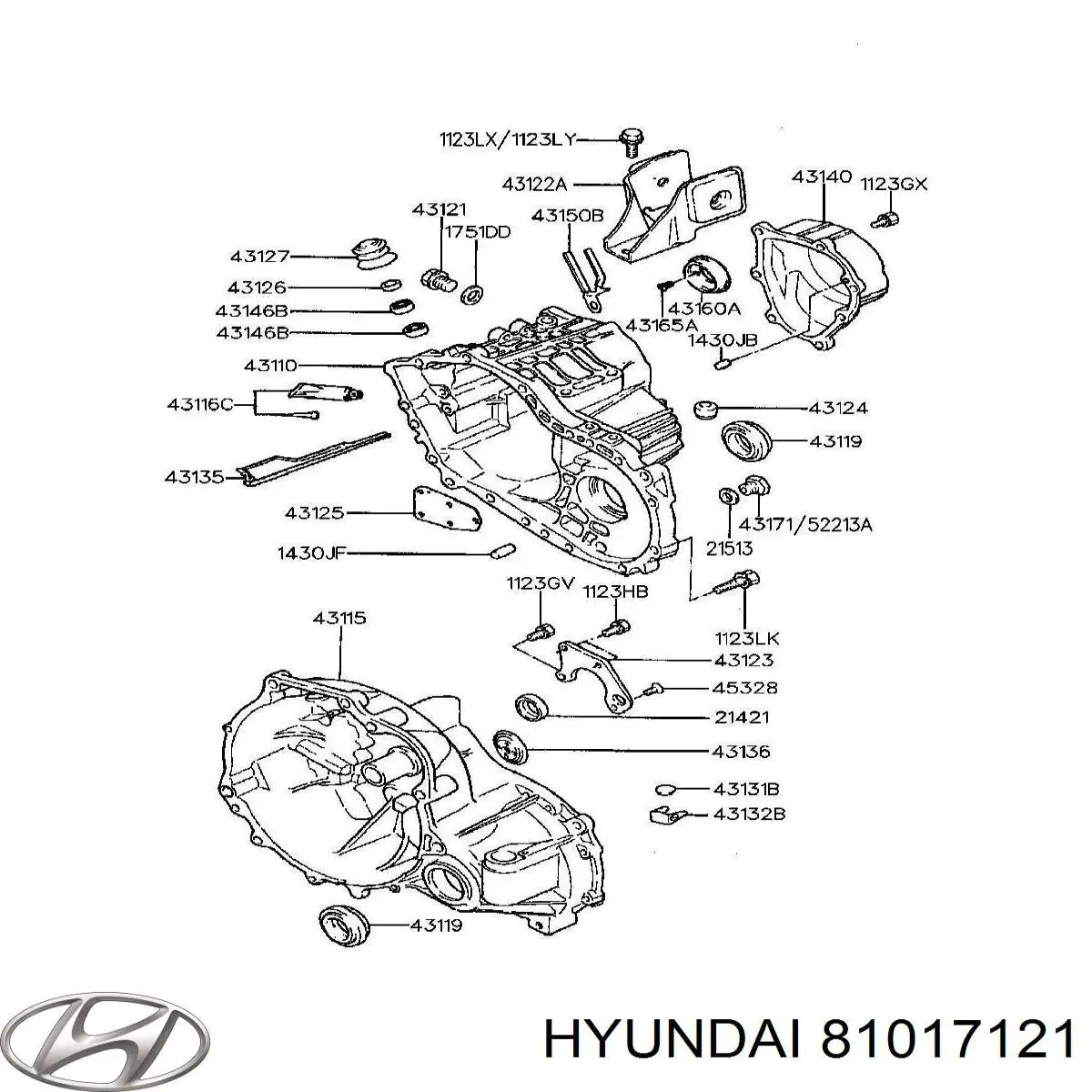 Купить 81017121 Hyundai/Kia 