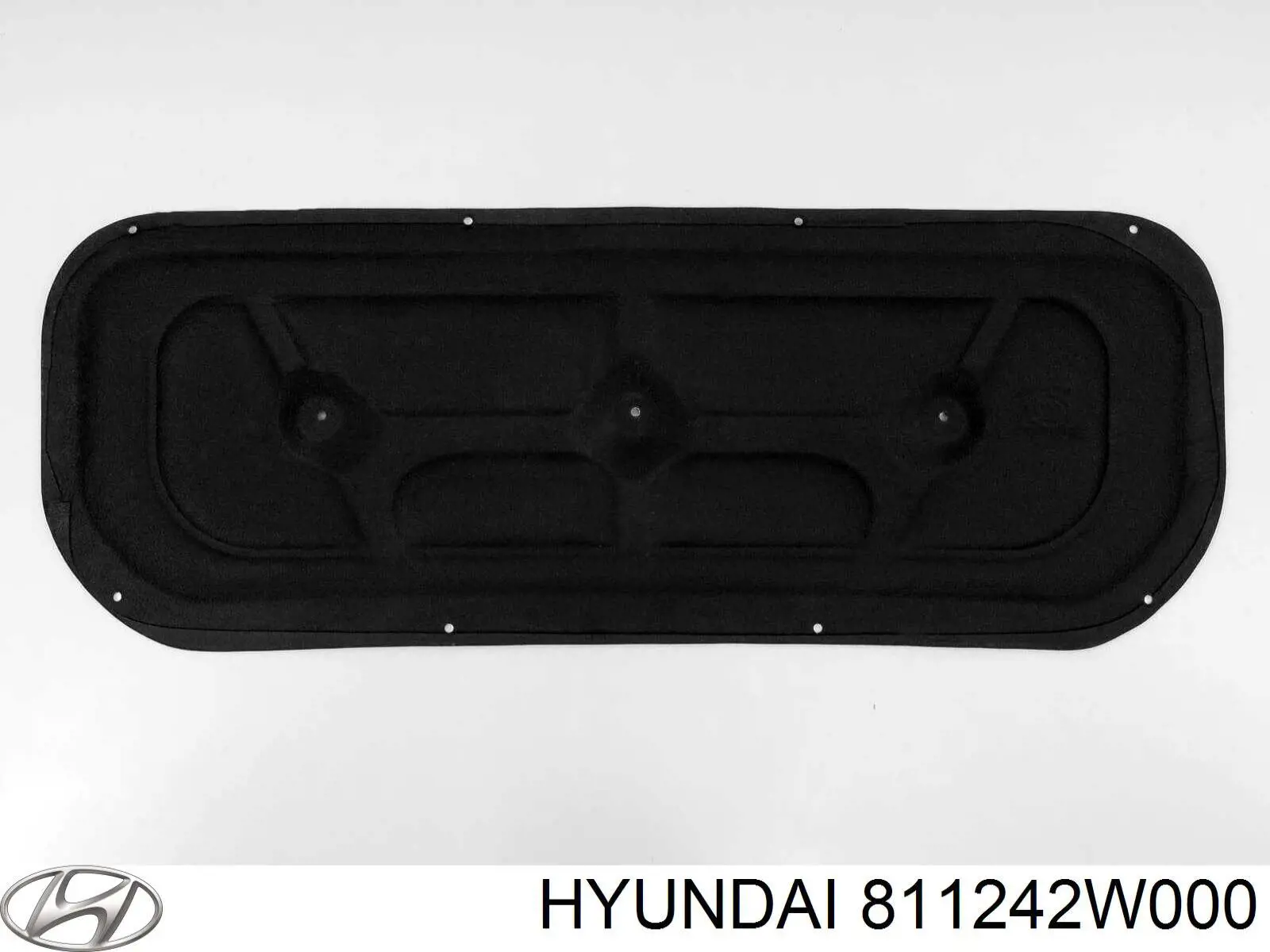 Isolamento de ruído da capota para Hyundai Santa Fe III DM