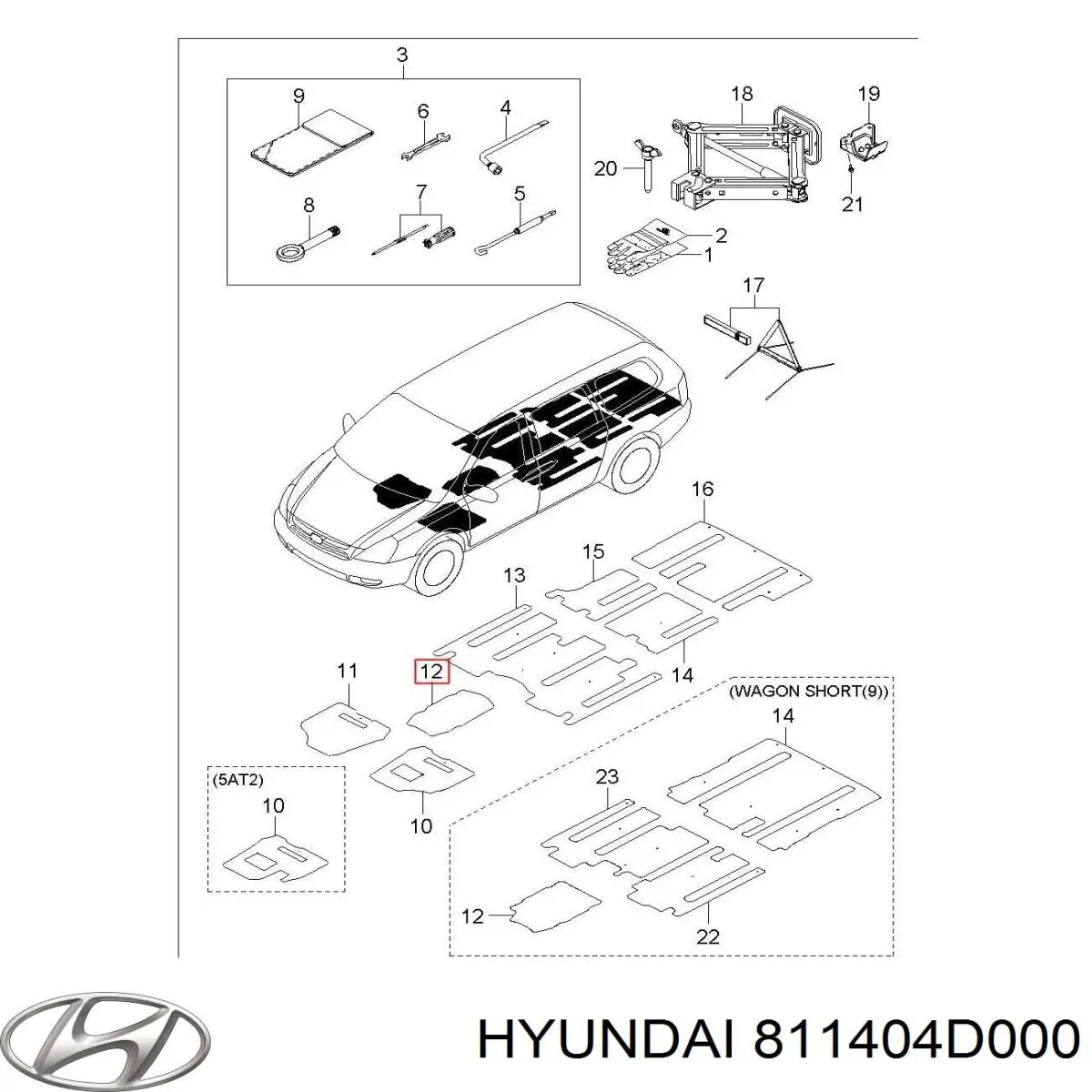 811404D000 Hyundai/Kia 