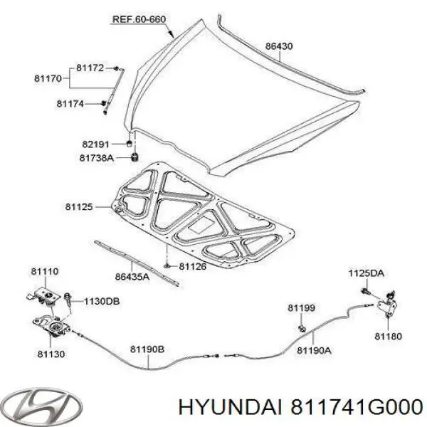 811741G000 Hyundai/Kia 