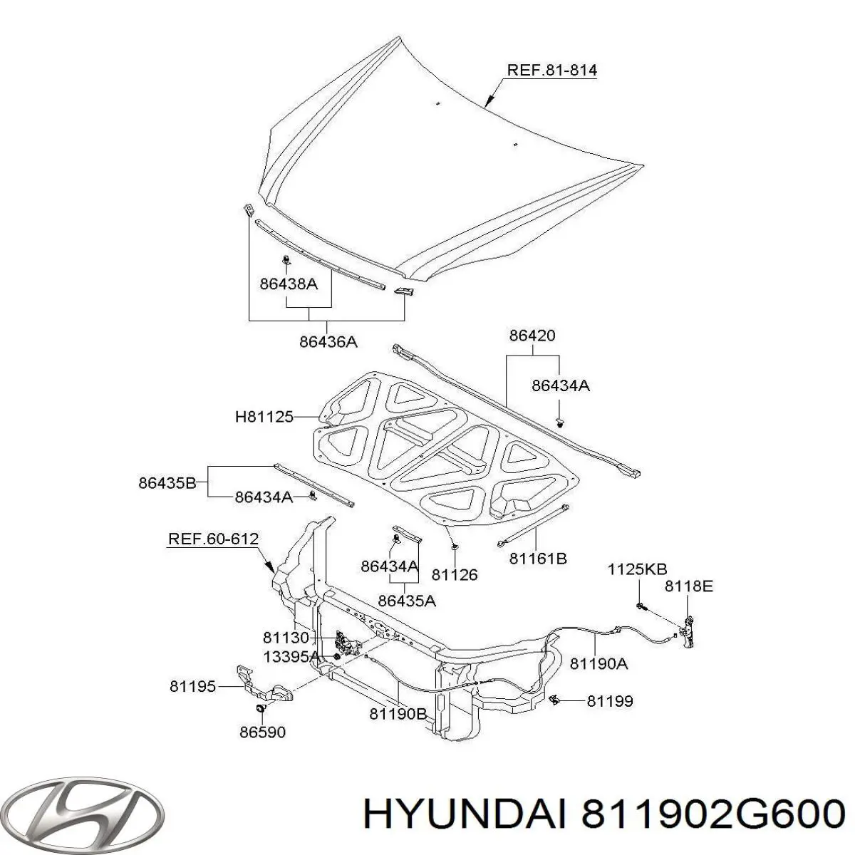  Hyundai/Kia 811902G600 цена, от 12.67 USD
