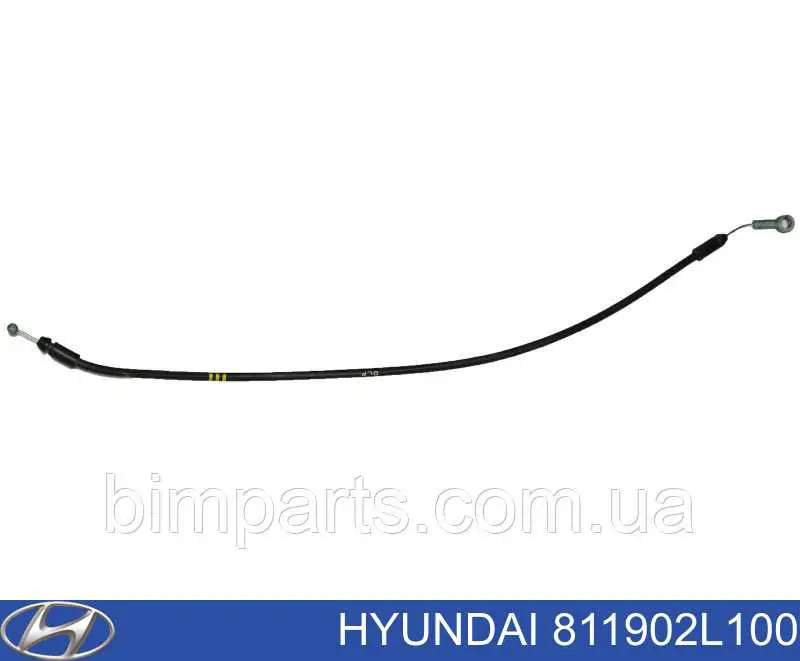 Cabo dianteiro de abertura da capota para Hyundai I30 (FD)