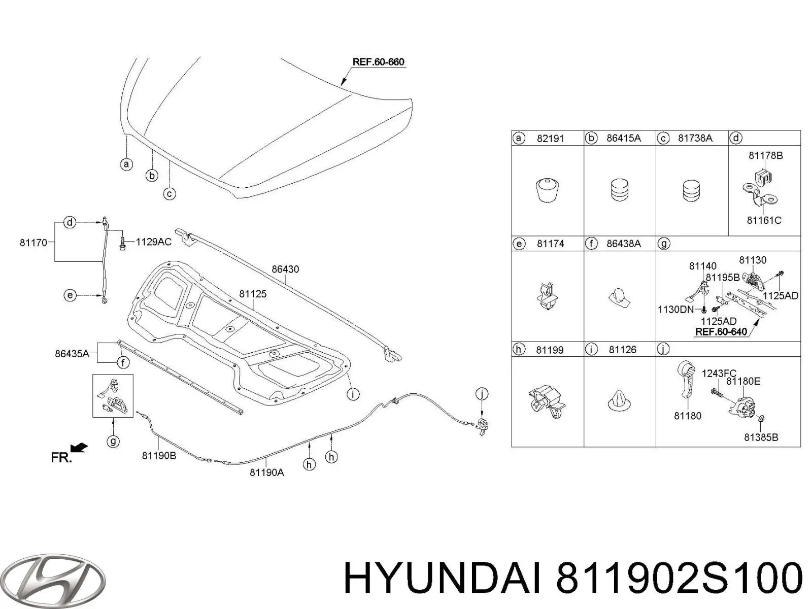 811902S100 Hyundai/Kia