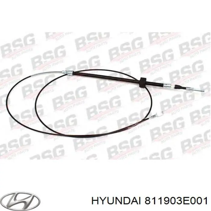 Трос открывания капота Hyundai/Kia 811903E001 цена, от 9.69 USD