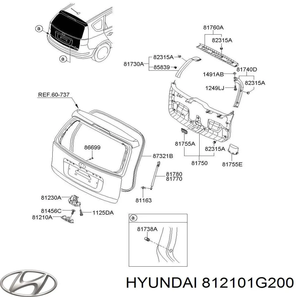  812101G200 Hyundai/Kia