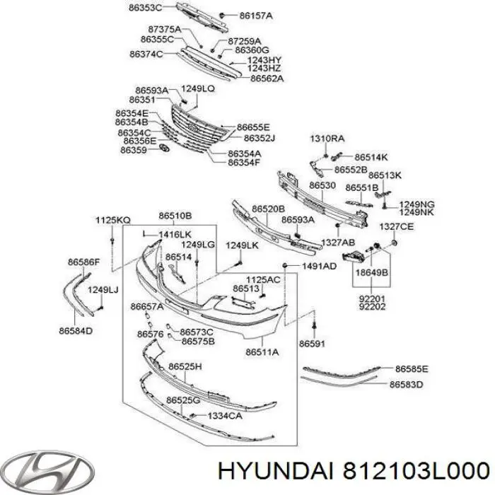 Зацеп замка крышки багажника Hyundai/Kia 812103L000 цена, от 1.27 USD