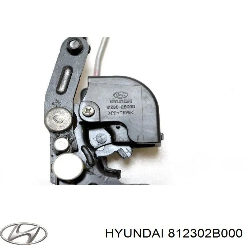 Fecho de tampa de porta-malas (de 3ª/5ª porta traseira) para Hyundai Santa Fe (CM)