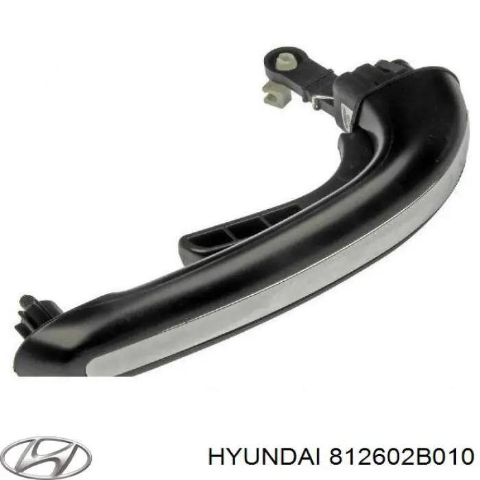 Puxador externo de tampa de porta-malas (de 3ª/5ª porta traseira) para Hyundai Santa Fe (CM)