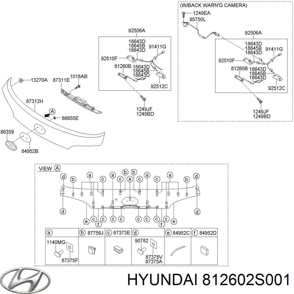  812602S001 Hyundai/Kia