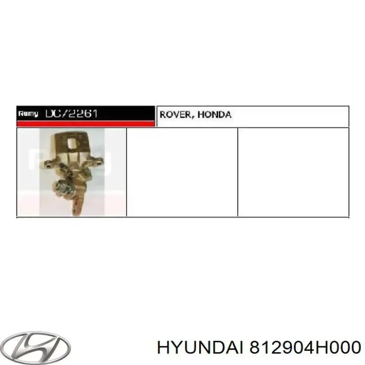  812904H000 Hyundai/Kia