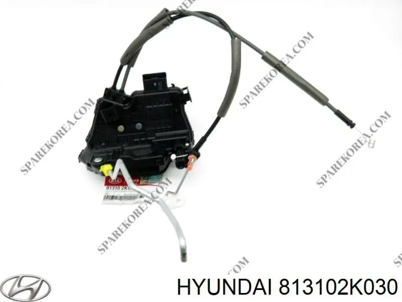 813102K030 Hyundai/Kia fecho da porta dianteira esquerda