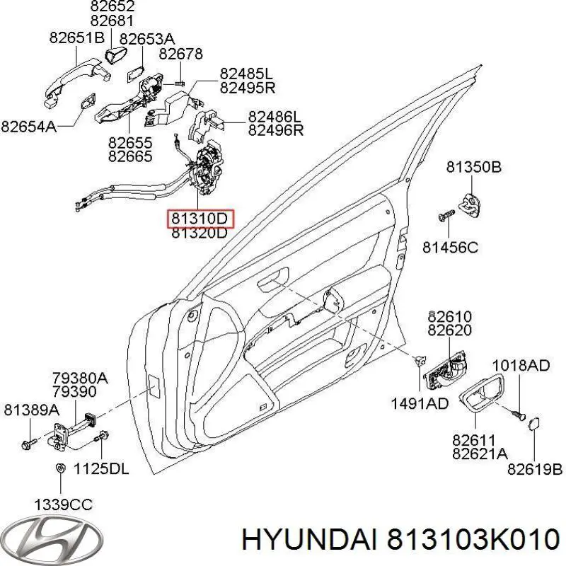 813103K010 Hyundai/Kia 