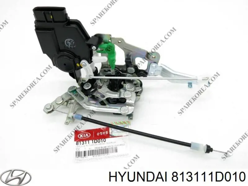 Замок двери передней левой 813111D010 Hyundai/Kia