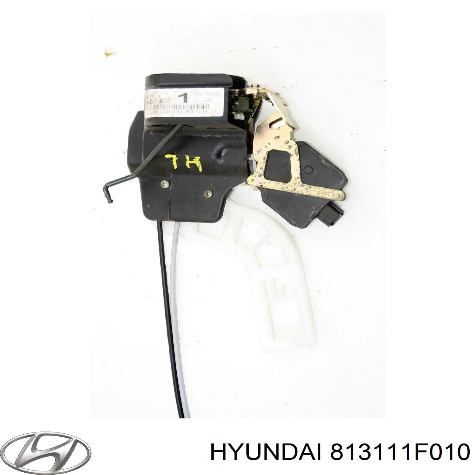 813111F010 Hyundai/Kia fecho da porta dianteira esquerda