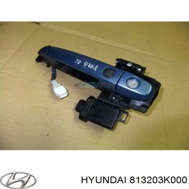 813203K000 Hyundai/Kia fecho da porta dianteira direita