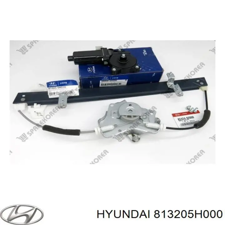 Замок передней правой двери 813205H000 Hyundai/Kia
