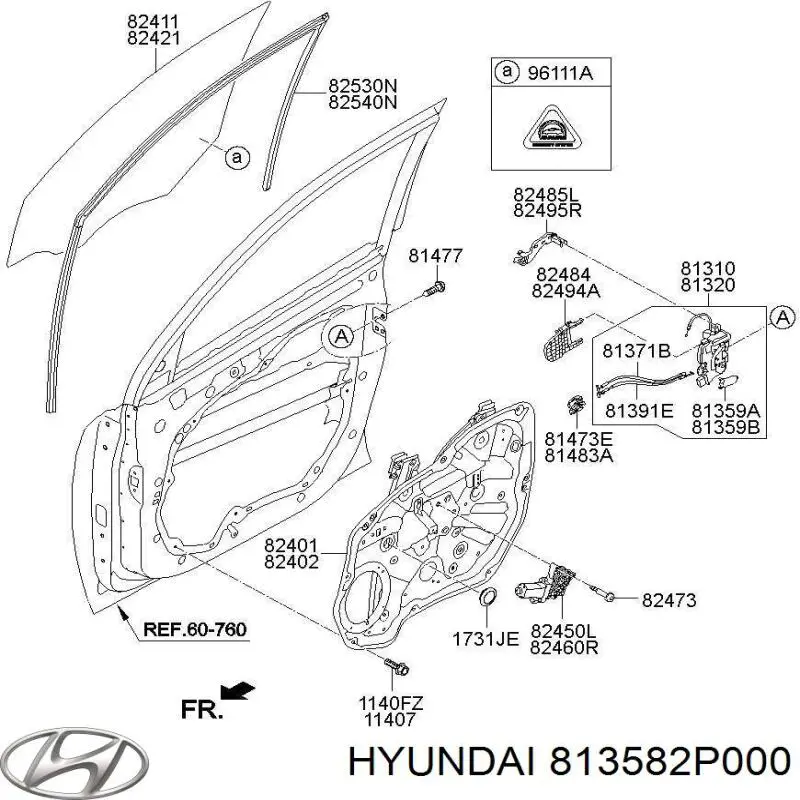  813582P000 Hyundai/Kia