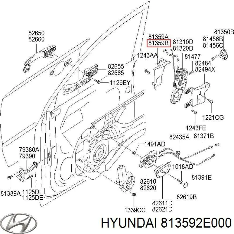  813592E000 Hyundai/Kia