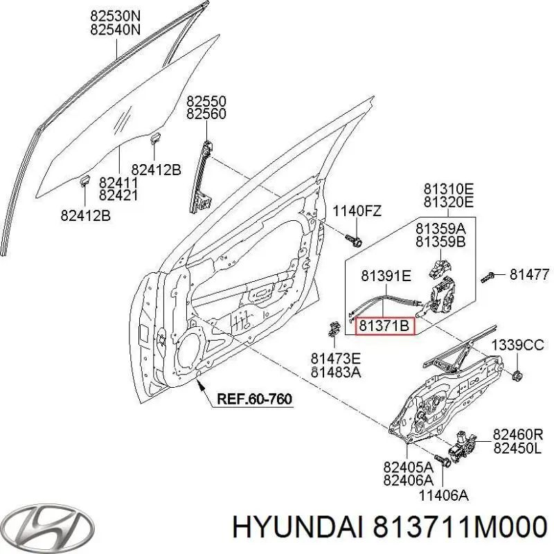 813711M000 Hyundai/Kia 