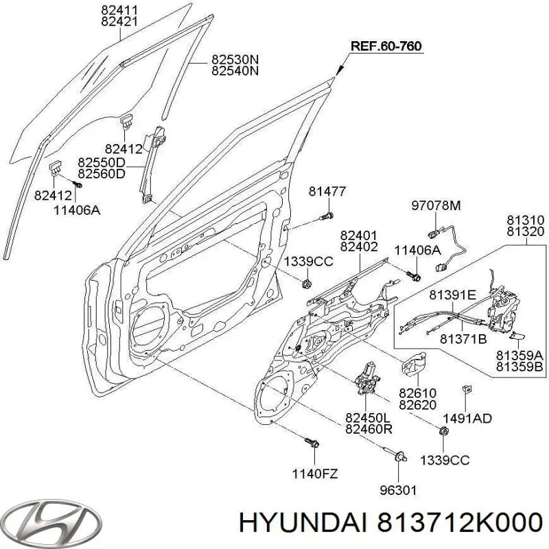 813712K000 Hyundai/Kia 