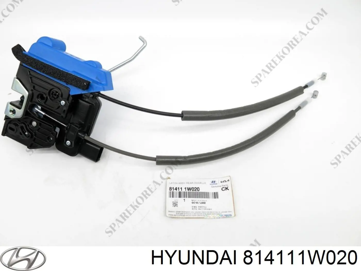 814111W020 Hyundai/Kia Замок двери задней левой