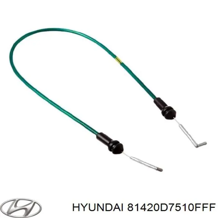 81420D7510FFF Hyundai/Kia Замок двери задней правой