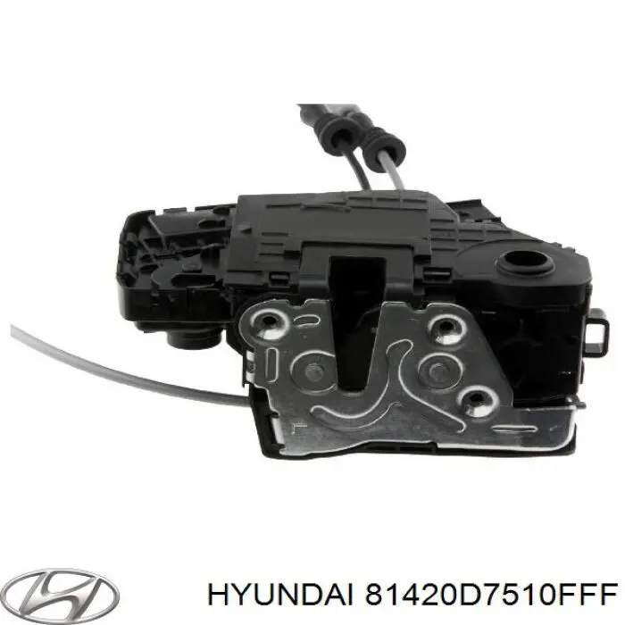 Купить 81420D7510FFF Hyundai/Kia Замок двери задней правой