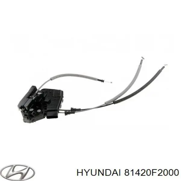 81420F2000 Hyundai/Kia fecho da porta traseira esquerda