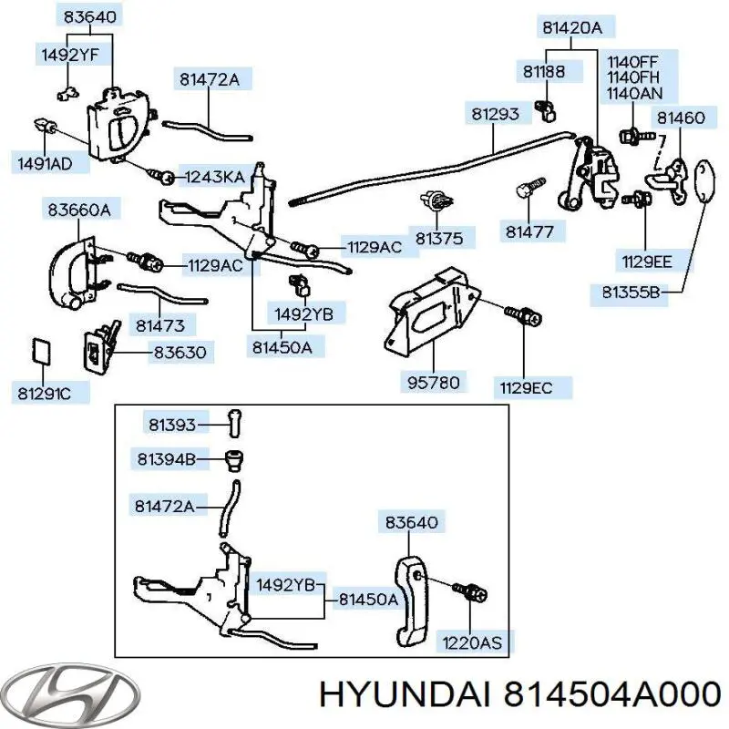 814504A000 Hyundai/Kia 