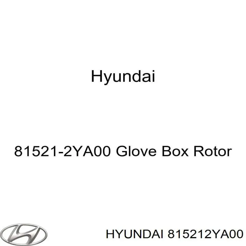 815212YA00 Hyundai/Kia 