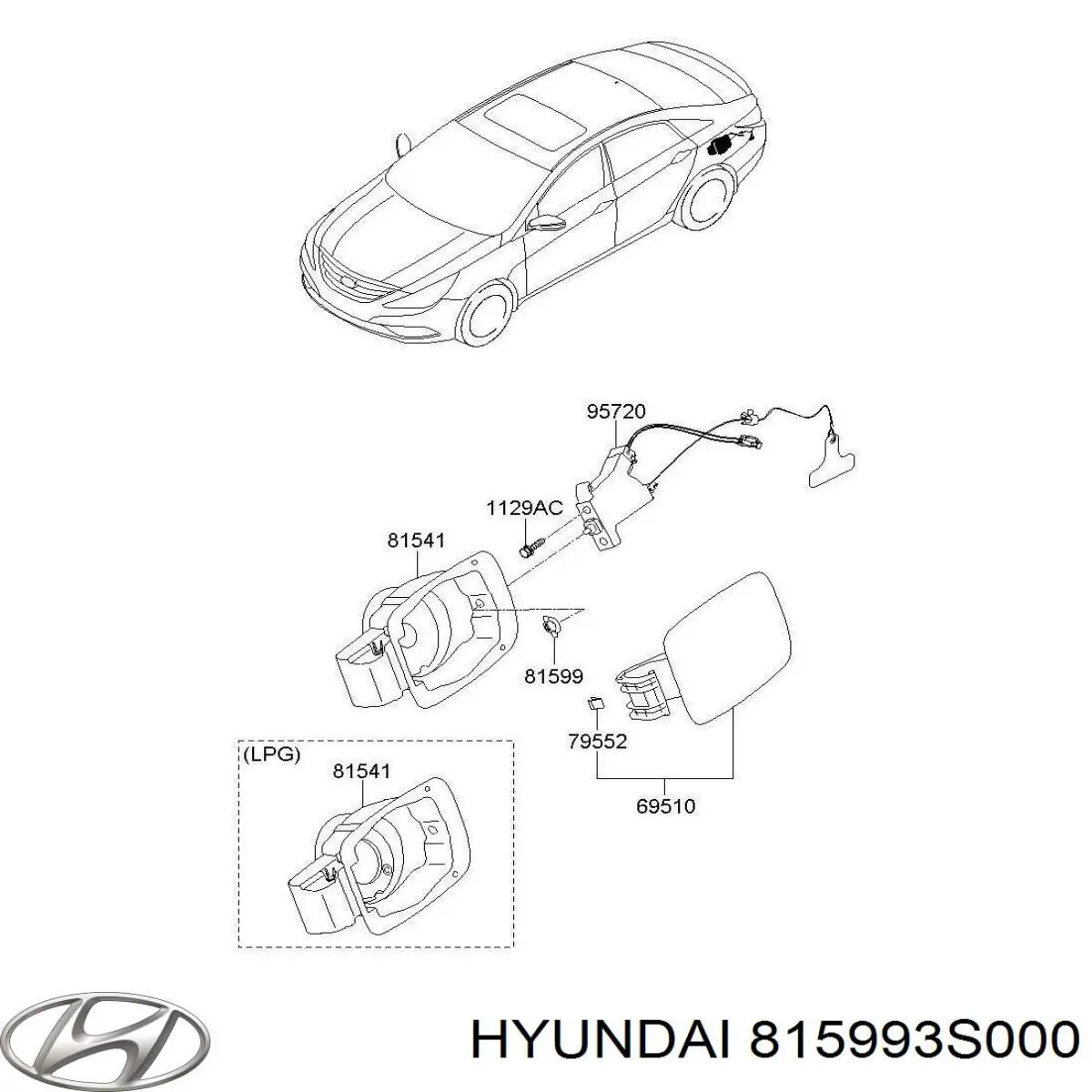  815993S000 Hyundai/Kia