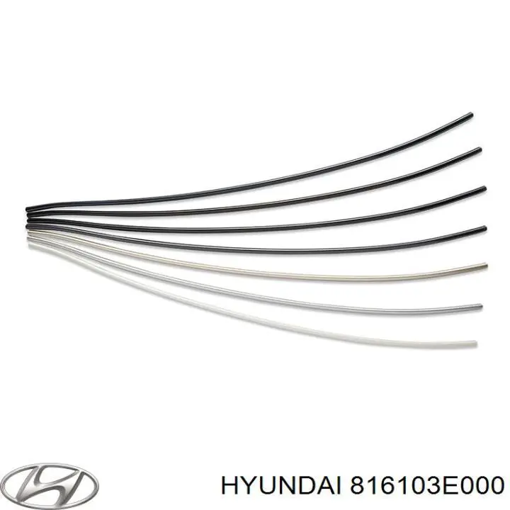 816103E000 Hyundai/Kia Стекло люка крыши