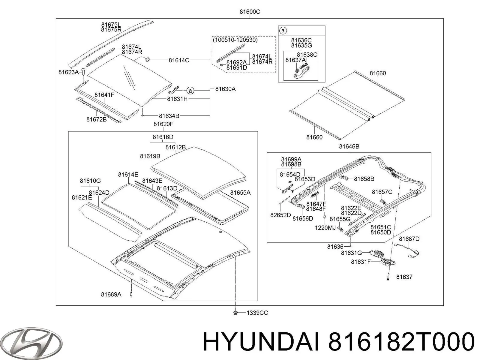  816182T000 Hyundai/Kia