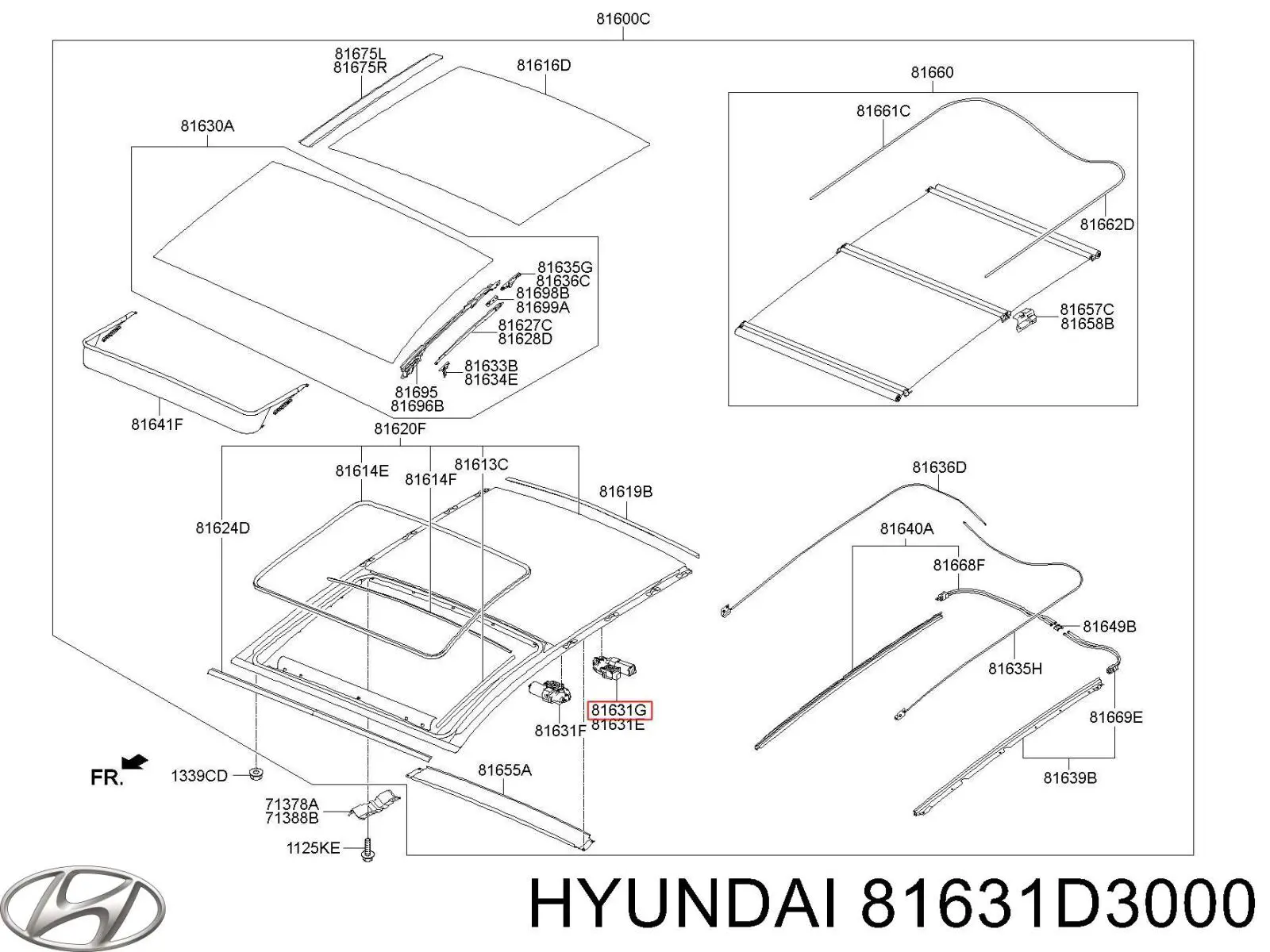  81631D3000 Hyundai/Kia