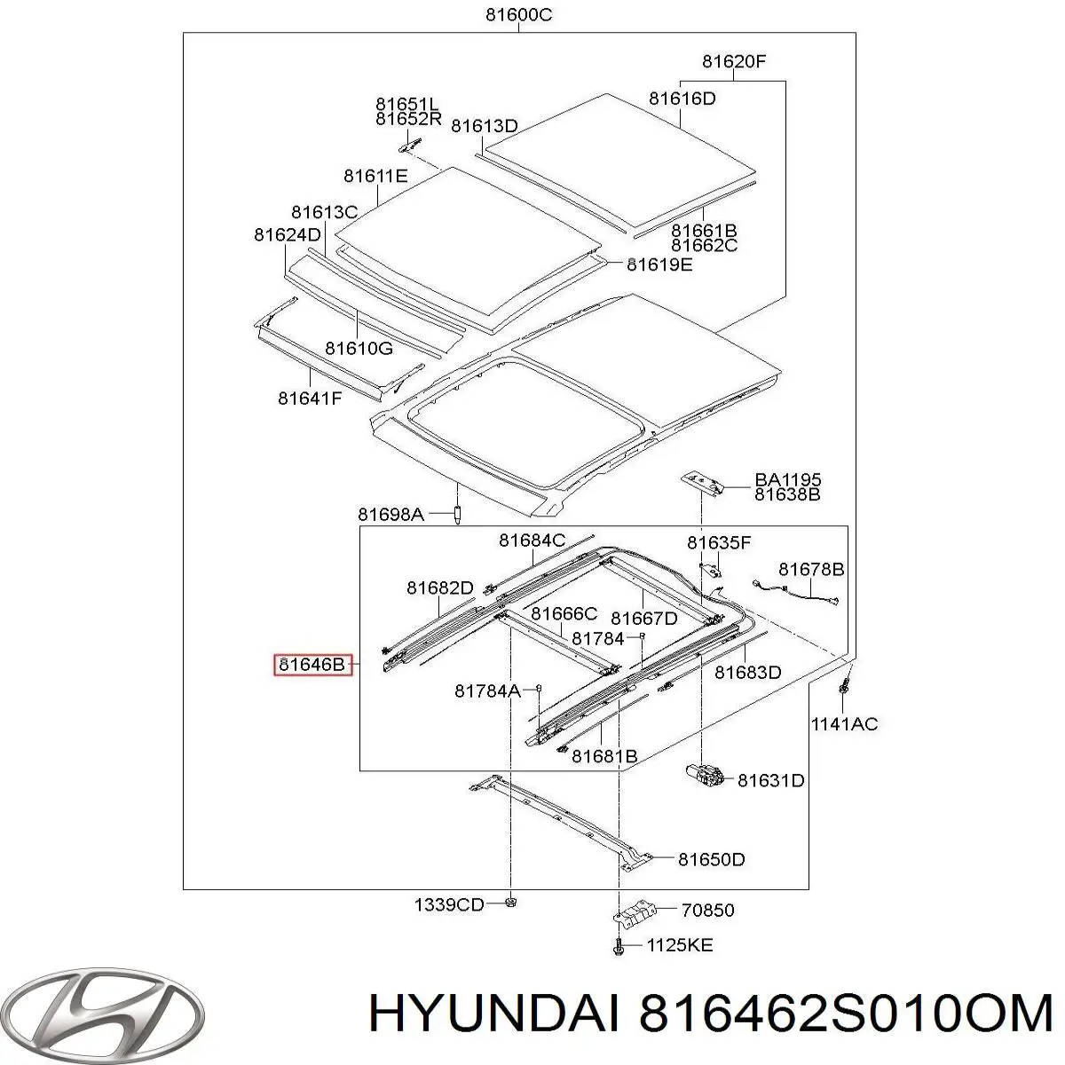 816462S010OM Hyundai/Kia 