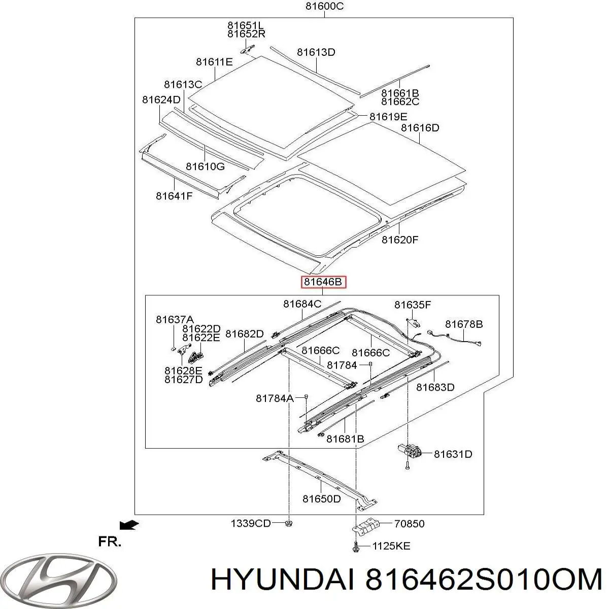 Купить 816462S010OM Hyundai/Kia 