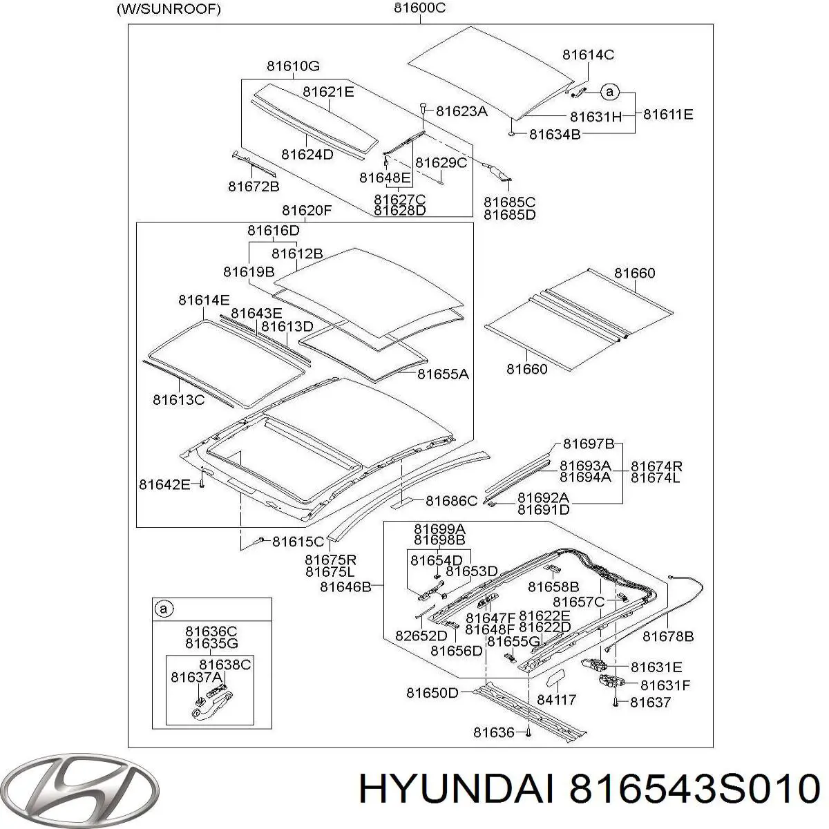 816543S010 Hyundai/Kia 