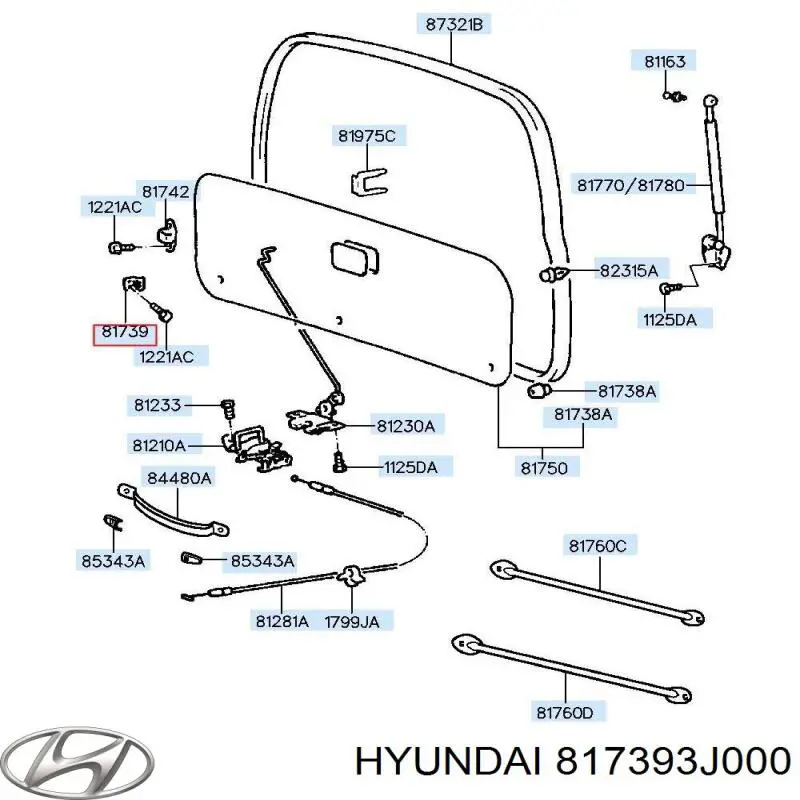  817393J000 Hyundai/Kia