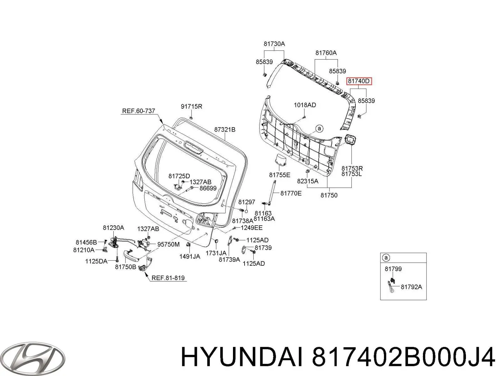  817402B000J4 Hyundai/Kia