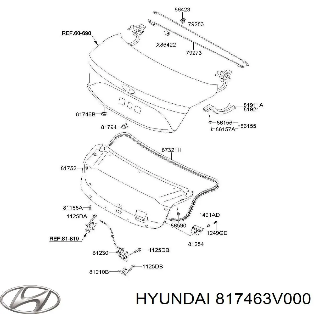  817463V000 Hyundai/Kia