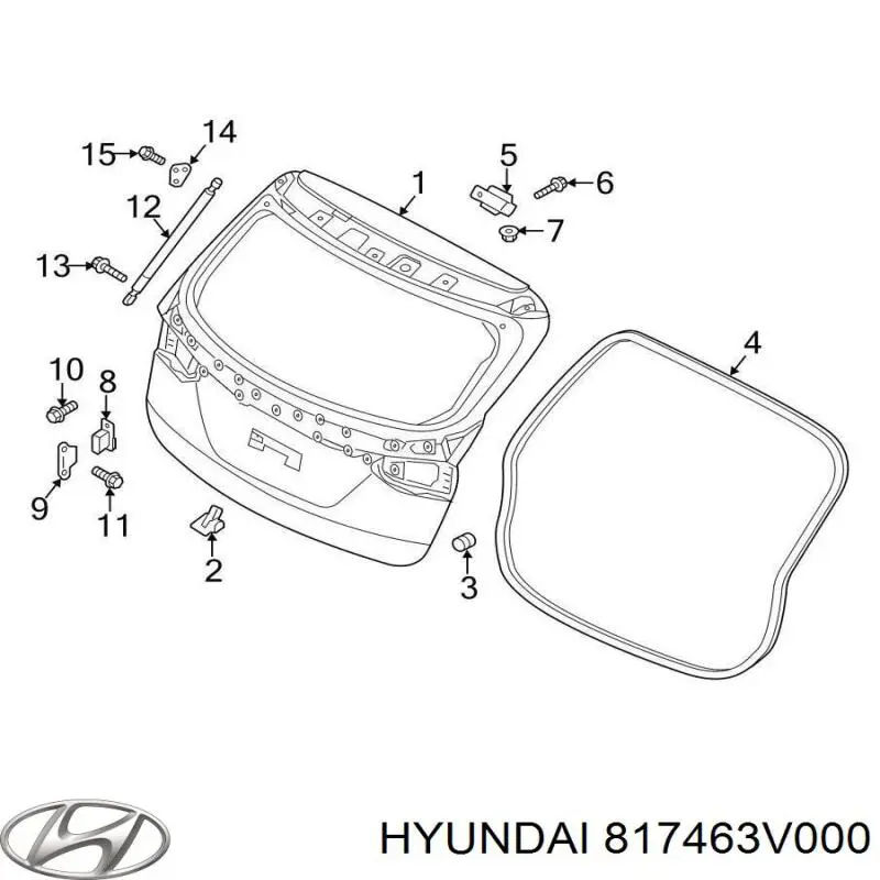  Hyundai/Kia 817463V000 цена, от 2.96 USD