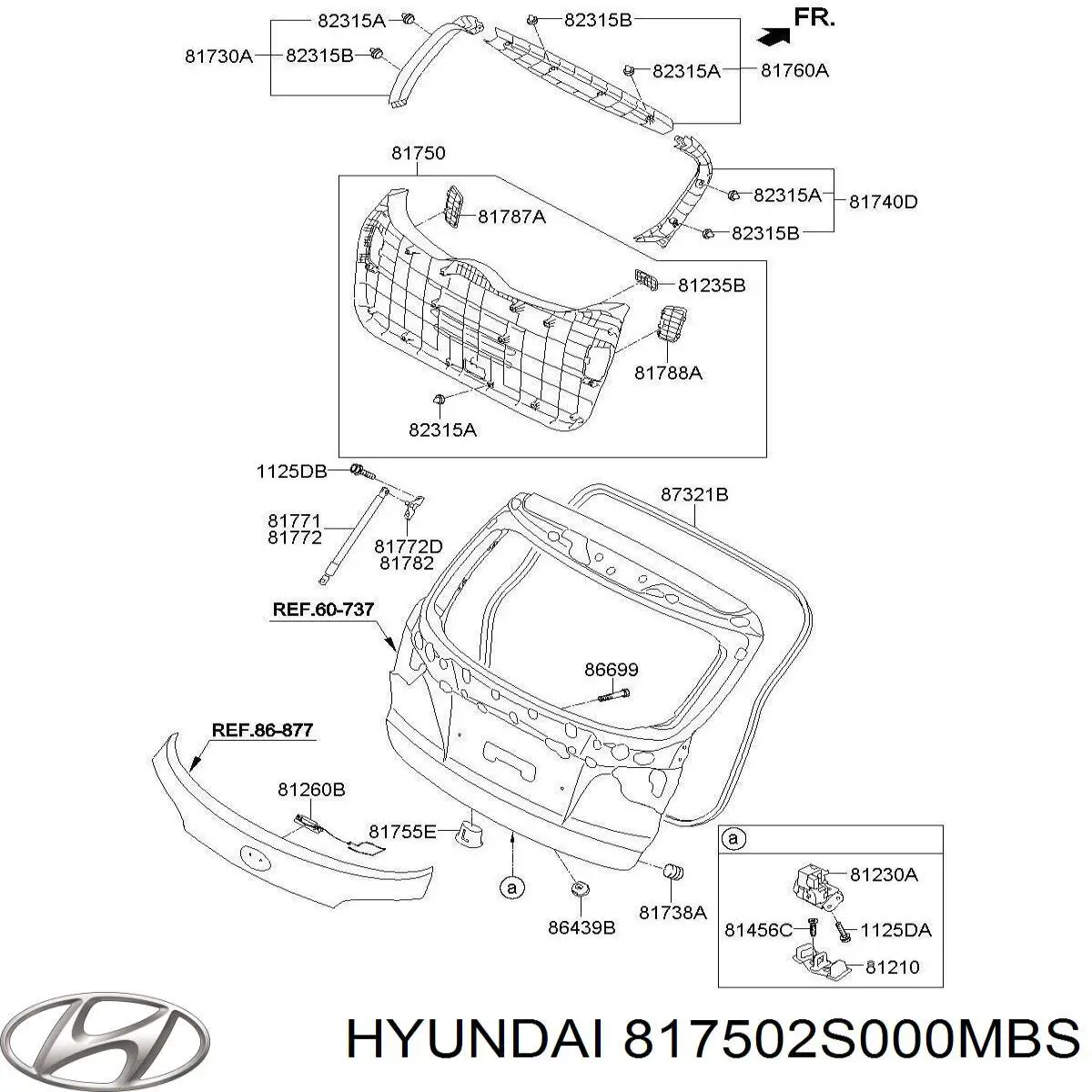 817502S000MBS Hyundai/Kia 