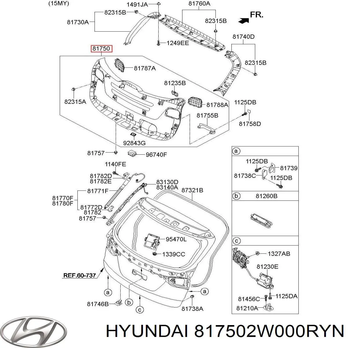 817502W000RYN Hyundai/Kia 